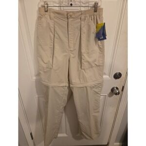 Islamorada Quest CARGO Hiking/fishing/camping Pants/shorts Men Medium Khaki NEW!